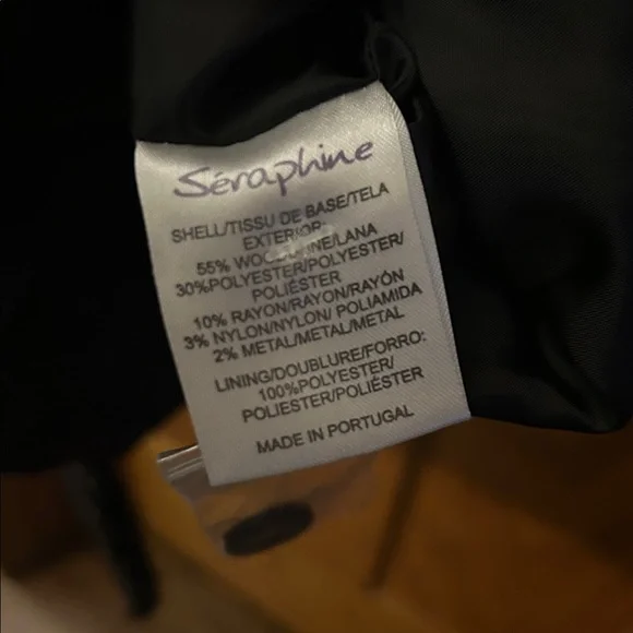 Seraphine Marina Sparkle Tweed Coat - ASO Kate Middleton Size 6 - Picture 6 of 8